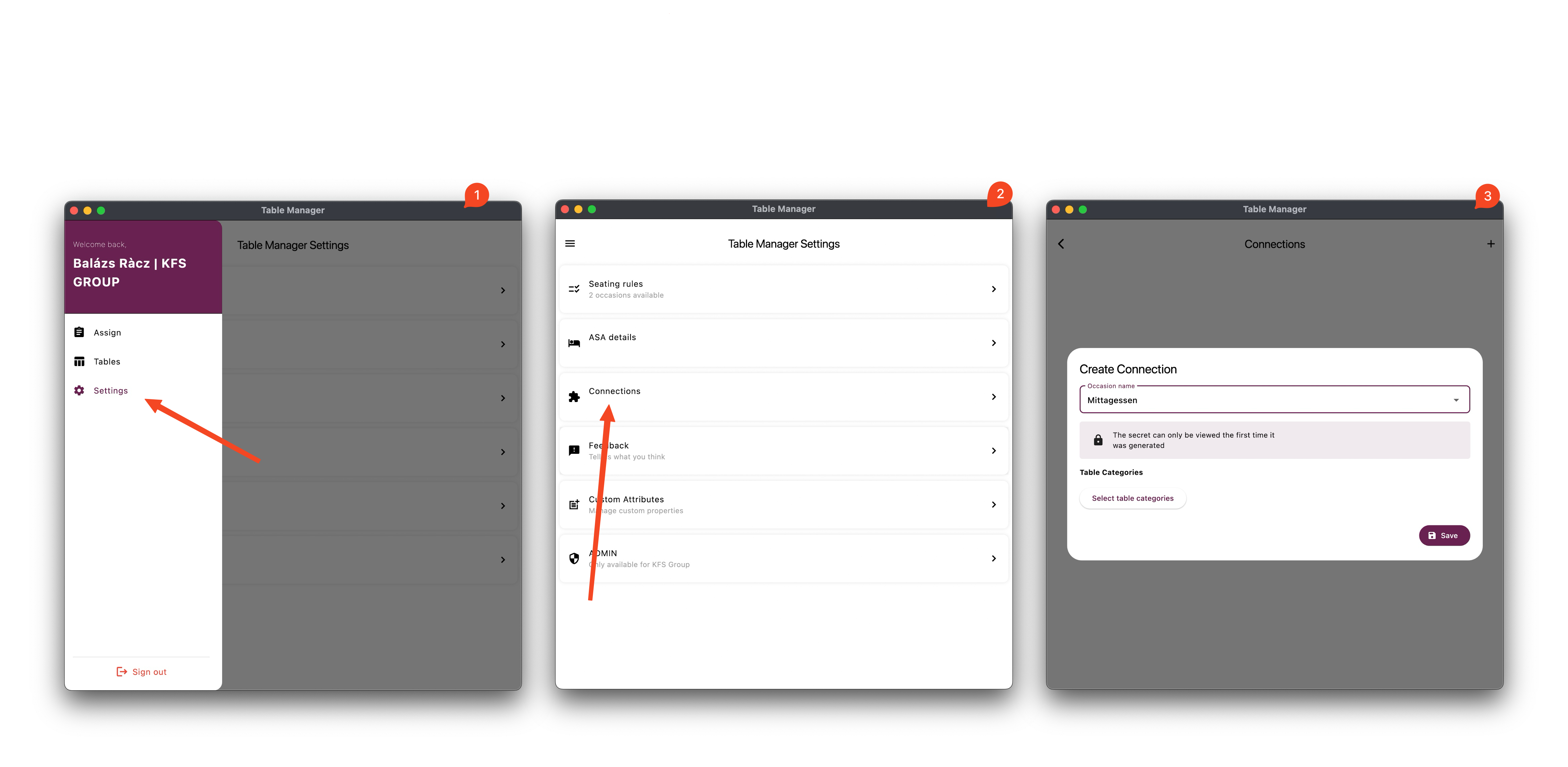 Steps to obtain an API token